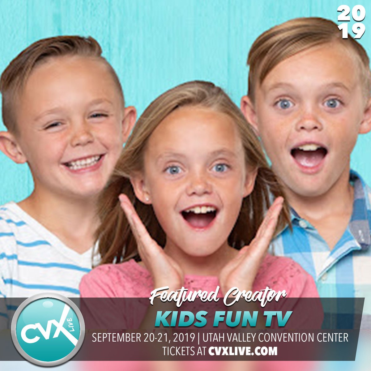 Who’s ready to have a blast with Kids Fun TV at CVX Live 2019? We sure are!

#cvxlive2019 #kidsfuntv #cvxlive