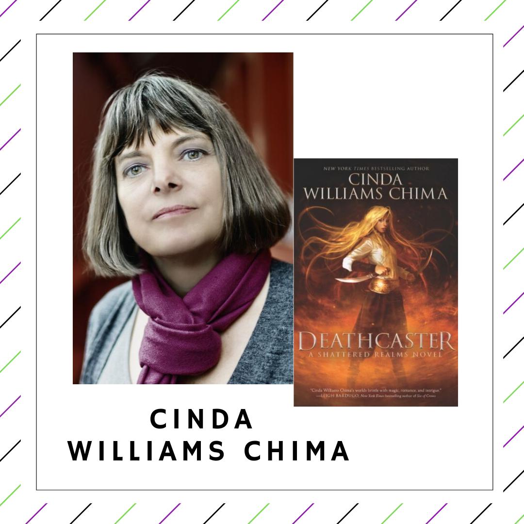 readupbookfest's tweet photo. We're so excited to feature Cinda Williams Chima (@cindachima) at Read Up 2019! Cinda is the author of "Deathcaster" and many other fantasy novels! Check out our story for more quick facts about Chima and visit https://t.co/4rKug0CMNz for more event info! https://t.co/Wu8OXwwXEa