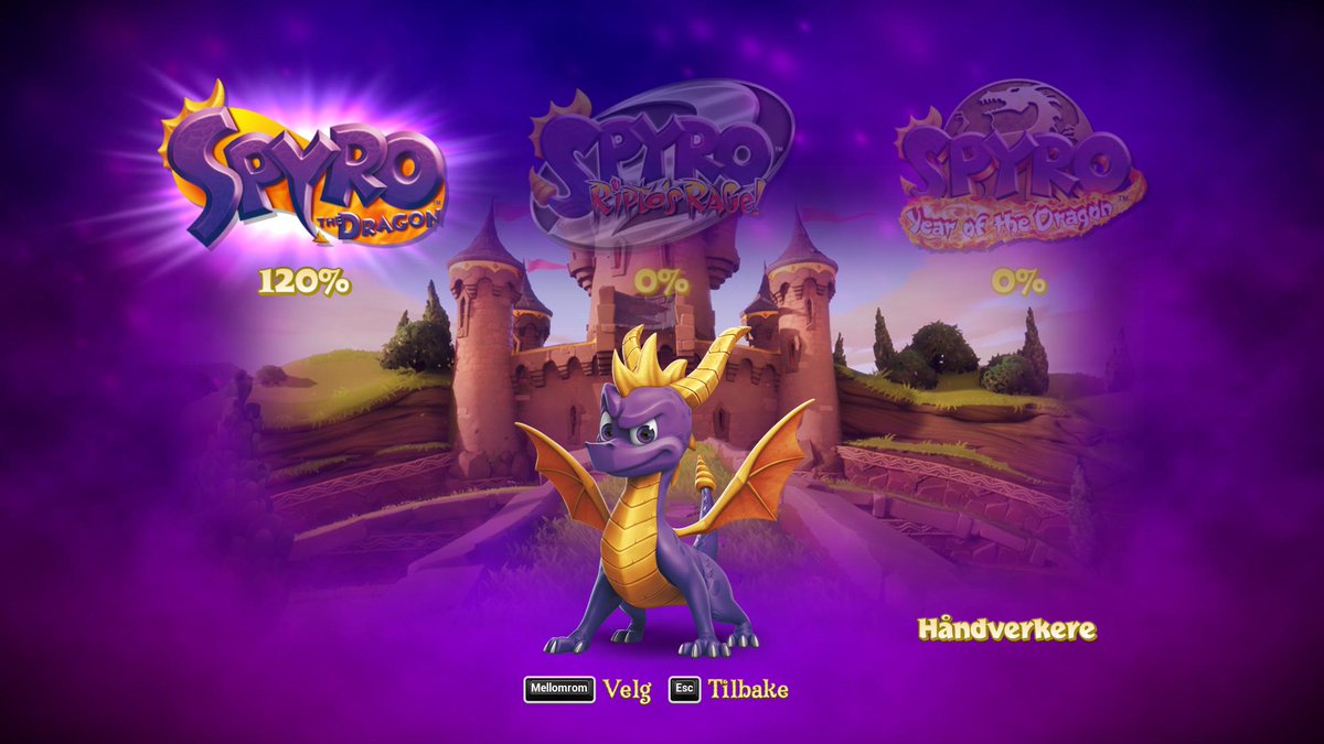 PandaTheoryy's tweet image. Spyro The Dragon finally done. What an amazingly fun game that was. #spyroReigintedTrilogy #PC