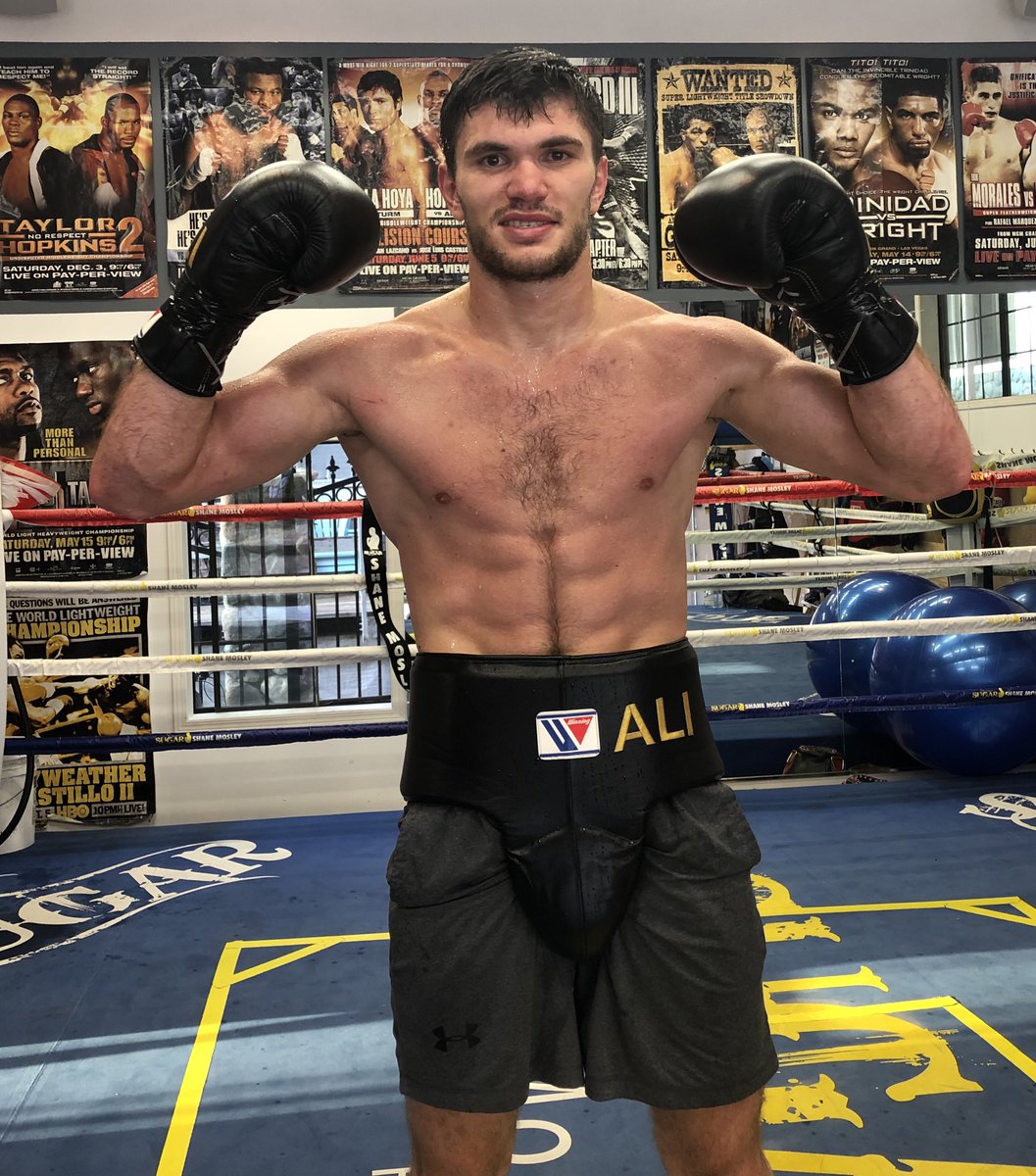 Tom Loeffler ar Twitter: “Ali Akhmedov getting ready for his fight Oct 5 on  the big #GGGDerevyanchenko show at Madison Square Garden live on @DAZN_USA.  Ali is one of the fastest rising
