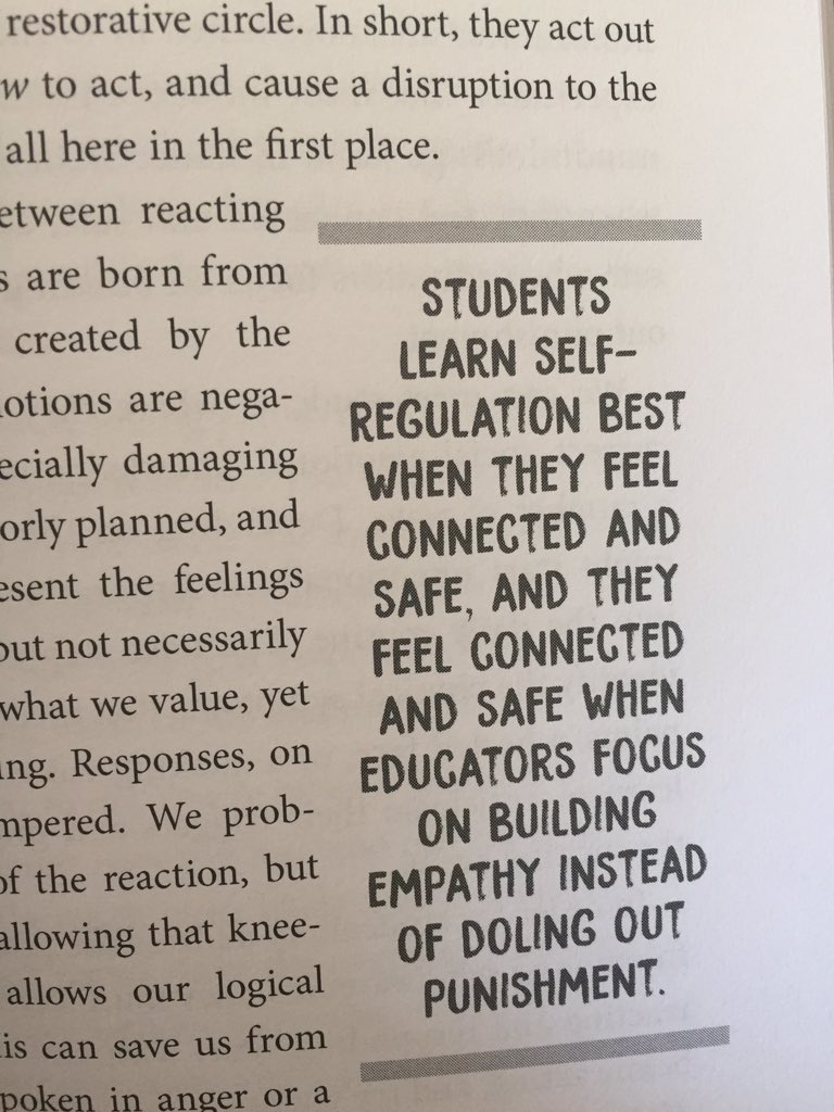 educate_kim's tweet photo. Build empathy! #HackingSchoolDiscipline #fultonproud #fmsteach https://t.co/wfgaGdBqSb