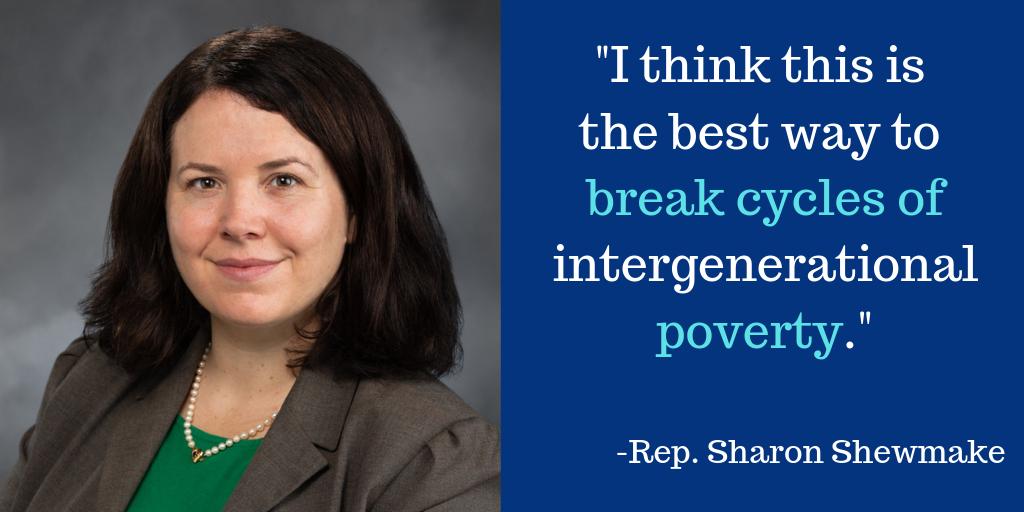 SupportWASchool's tweet image. Rep. @DrShewmake talks about making higher ed more accessible to working parents. "I think it's the best way to break cycles of intergenerational poverty &amp;amp; support our student parents, because then you're not only changing that student's life but also their kid's." #waleg #waedu