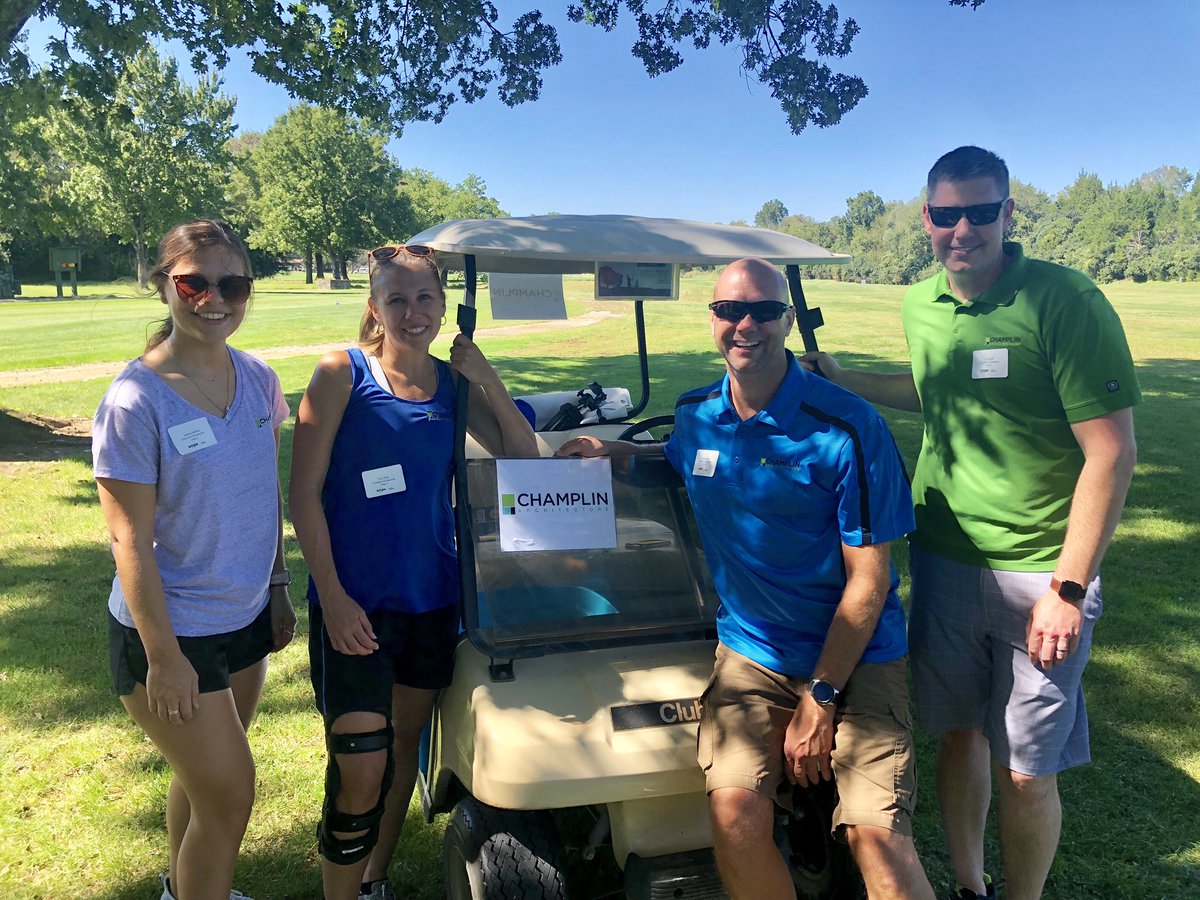 thinkchamplin's tweet photo. The Champlin team is having a great time at the annual @cincinnatismps footgolf event! We were happy to be this years beverage cart sponsor! #thinkchamplin #workhardplayhard https://t.co/cxGjus3x0j