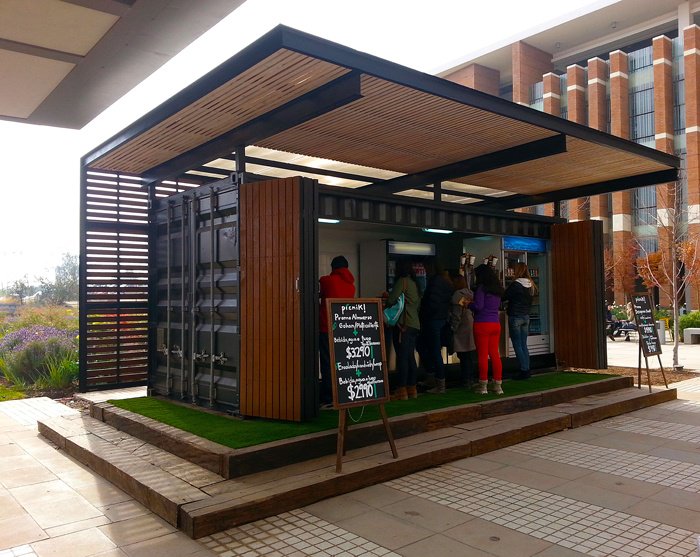 containersolumx's tweet photo. Picnik, un proyecto de ARQtainer, es un Café Snack creado a base de un contenedo marítimo de 40 pies, en Santiago de Chile. https://t.co/SsBFOep2E1