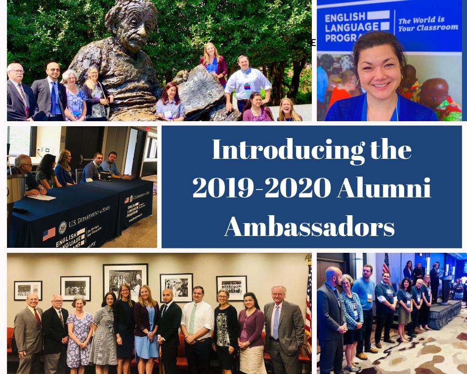 ELPrograms's tweet photo. Meet the new cohort of Alumni Ambassadors! Click on the link below to read more about this group of TESOL professionals and what they will be up to throughout the year. @exchangealumni @ECAatState #fellowimpact #lifeofafellow #fellow50 #teachabroad
https://t.co/bQxsVaIH7O https://t.co/c3VS2S1eDf