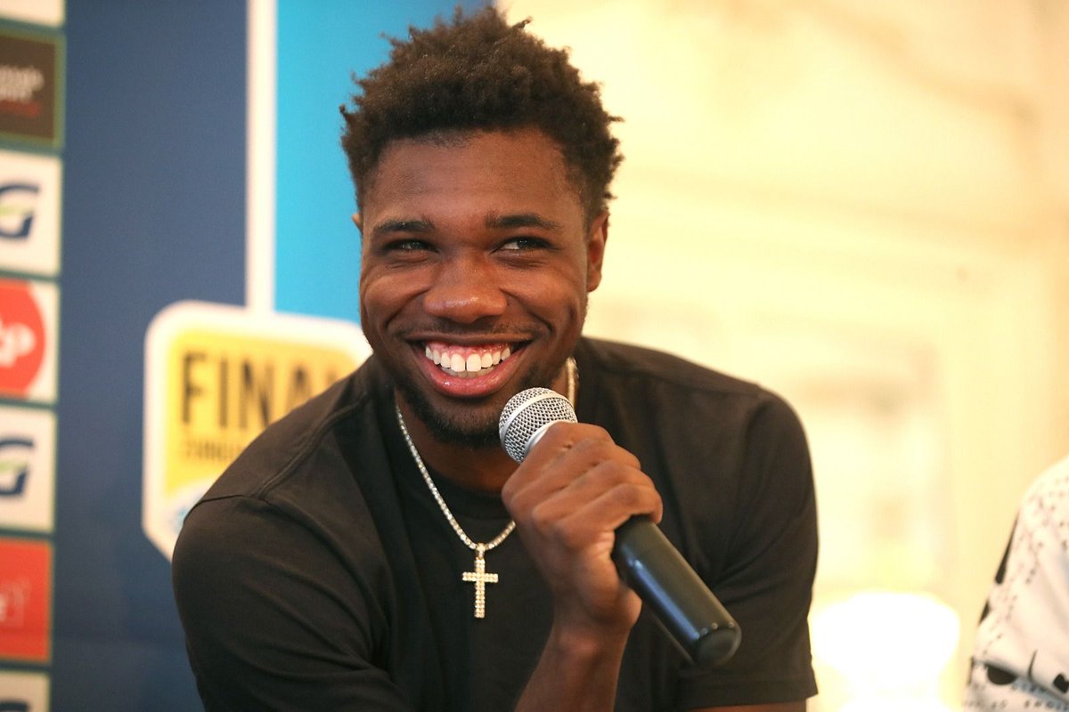 Reporter: Noah would you ever move up to 400m?

<a href="/LylesNoah/">Noah Lyles, OLY</a>: “Do you really want to ask that? Really? I'll give you a hint - the answer is the first two letters of my name.” 

🤣🤣🤣

📰:buff.ly/2ZM2dBX