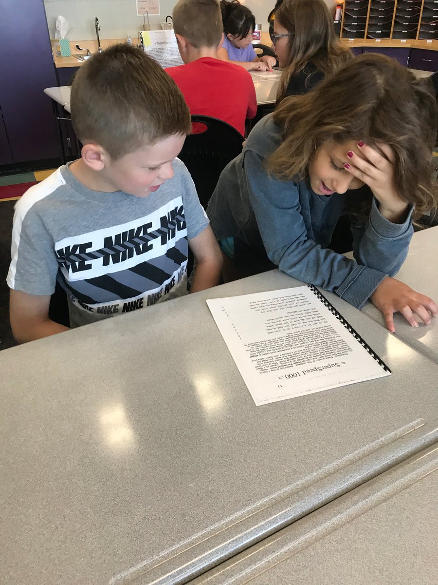 OtsegoGrade4's tweet photo. Super speedy readers warming up with SuperSpeed 1000 fluency passages #otsegoknights #MissBrahaney https://t.co/nRR8E7QWIt