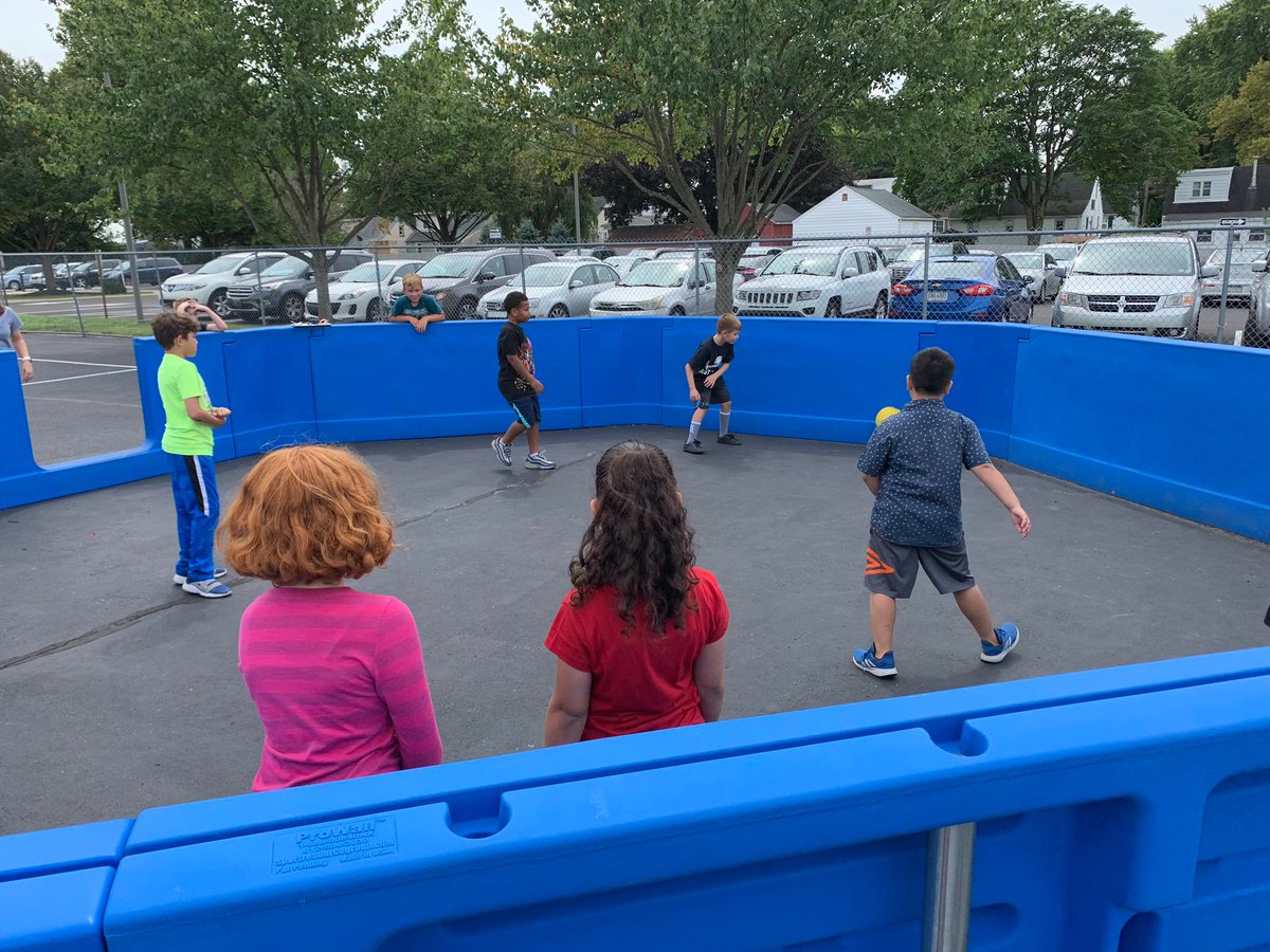 ManheimTownship's tweet image. Thank you to ENVISIONS, who donated a total of $51,360.00 toward the purchase of the Gaga Pits for each of our elementary schools. Our students love to play GaGa Ball! #MTProud #KeepMoving #RecessTime