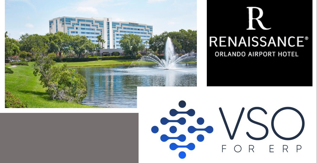 The Fall VSO for ERP will be at the Renaissance Orlando Airport Hotel! It's minutes from the airport &amp; has complimentary shuttle service. A perfect location for our event! Register now to get Early Bird pricing until 9/20/19!

ow.ly/TeWE50vYfY7