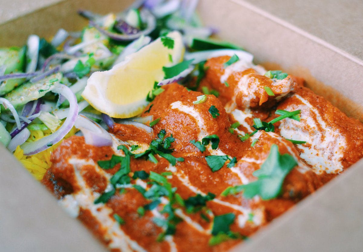 spiceshackfood's tweet photo. Whether you choose to enjoy our Butter Chicken for lunch or dinner, you won’t regret it 😋 Tag someone who loves Butter Chicken 😍 https://t.co/FZhk1B8oWO