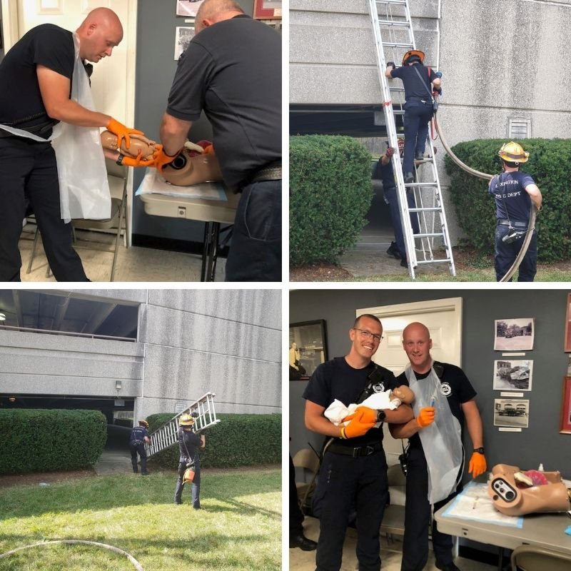 LexKYFire's tweet image. From fire to EMS, your Lexington firefighters are always training!