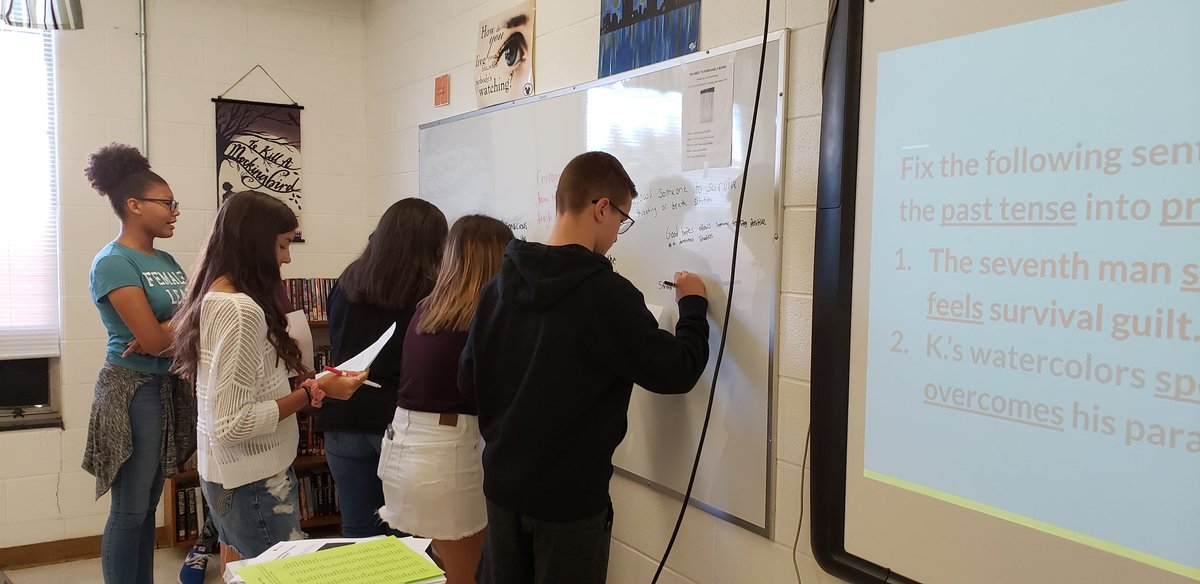 MrsHostutlerELA's tweet image. Working on writing more concise topic sentences. Practice makes perfect! #Eng9 #ArgumentWriting