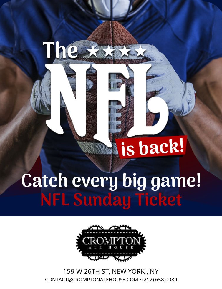 Catch every big NFL game with us!