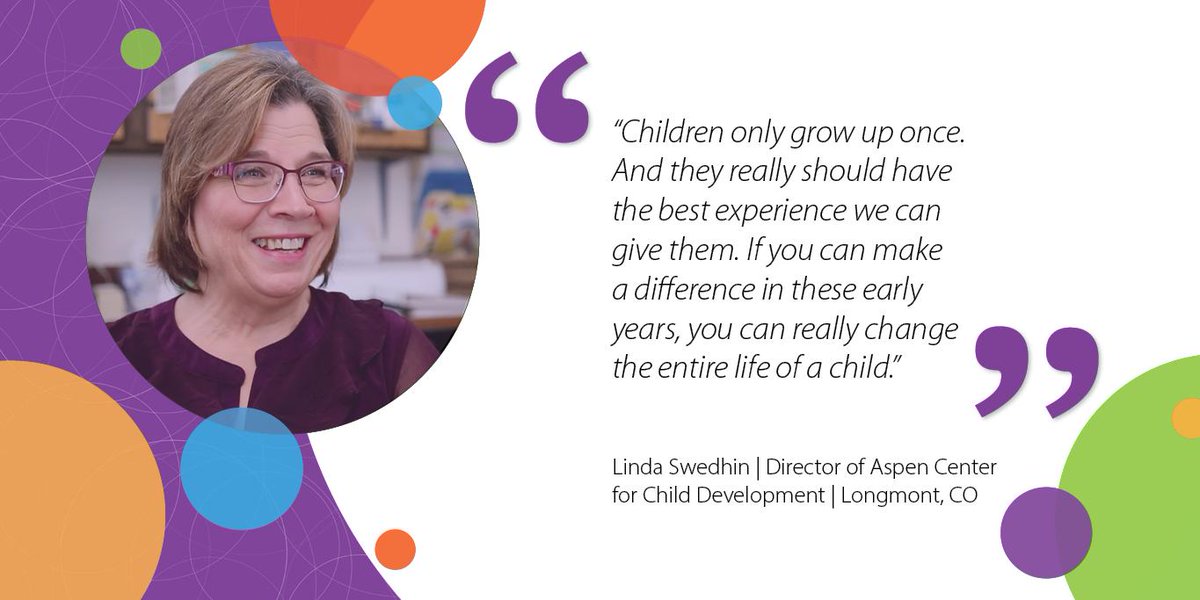 Retweet if you agree that children should have the best experience we can give them during the first few years of life!