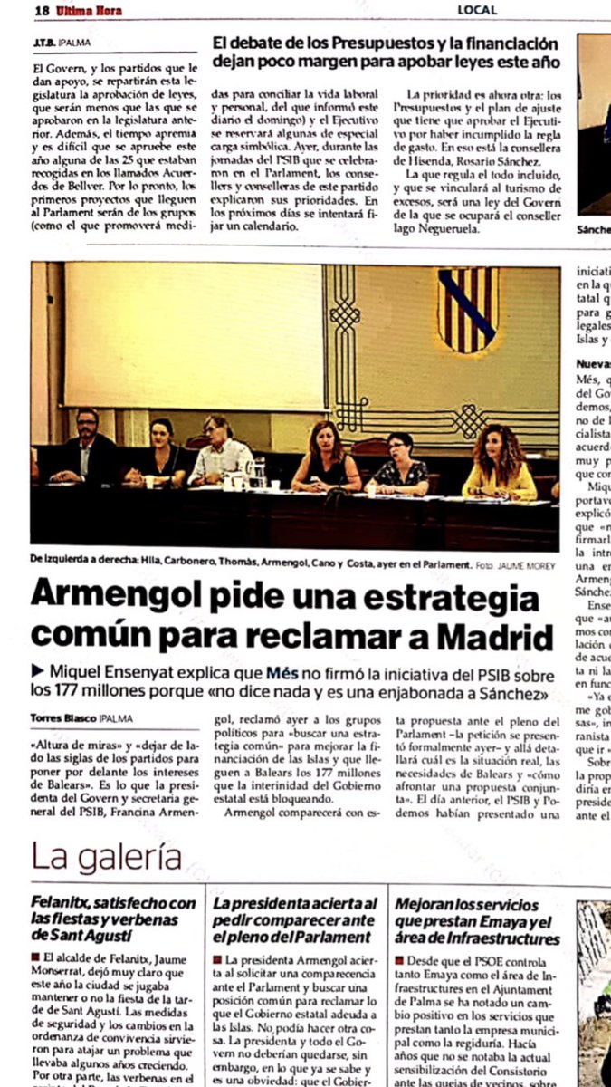 lluiscamps's tweet photo. Tendrá que ser buena la #estrategia de @F_Armengol para reconducir su propia #herenciacreada y los #recortes #progresistas que se #avecinan 🤦♂️ @a_costacosta @ppbalears https://t.co/sFfgUcvGGk