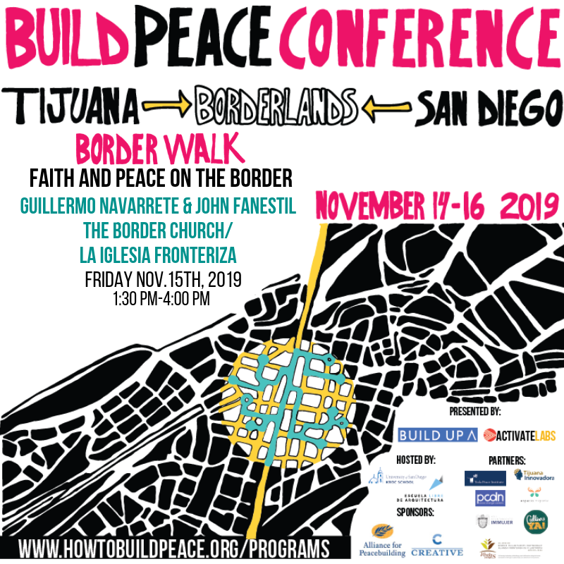 ActivateLabsX's tweet photo. At #BuildPeace2019 we will be in Tijuana, Mexico on day 2. We look forward to a BorderWalk at Friendship park with The Border Church - La Iglesia Fronteriza. Check out this podcast telling their story. https://t.co/rxJGPOf9hf @AfPeacebuilding @howtobuildpeace https://t.co/6oEr0AiMSQ