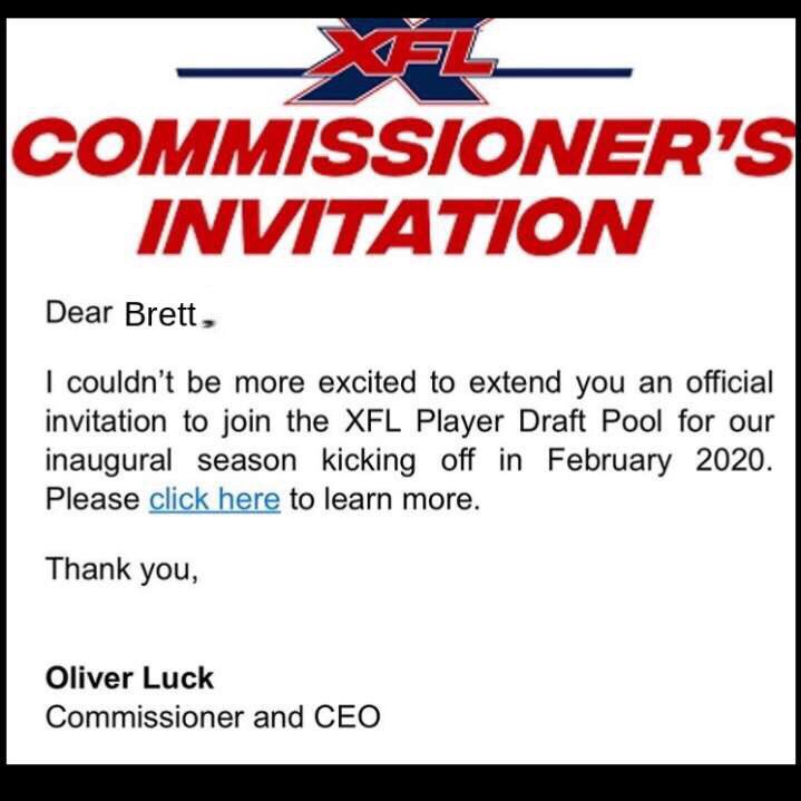 BrettPicsDaily's tweet photo. They ain’t ready for me 😎 Thank you @xfl2020 and @OliverLuckXFL for the opportunity 🤘🏽#blessed https://t.co/taL4qd7Jvd