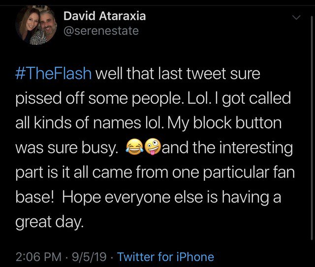 KnowledgIsPowa's tweet photo. So a transportation personnel on #TheFlash appoints himself spokesperson for the show & try to act like he doesn't know #snowbar*y doesn't exist, except in the minds of a few fans, & was born from racist fans objecting to interracial #WestAllen
@CW_TheFlash @ewrote who dis dude? https://t.co/FPg7oYjji0
