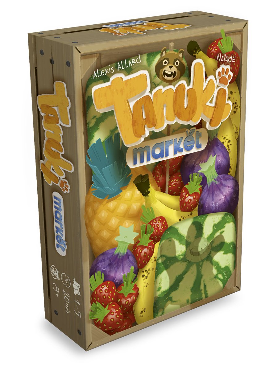 SuperludeED's tweet photo. Bientôt une rentrée fruitée !
Tanuki Market un jeu d'Alexis Allard illustré par Naïade ! https://t.co/4JUmgpuTnZ