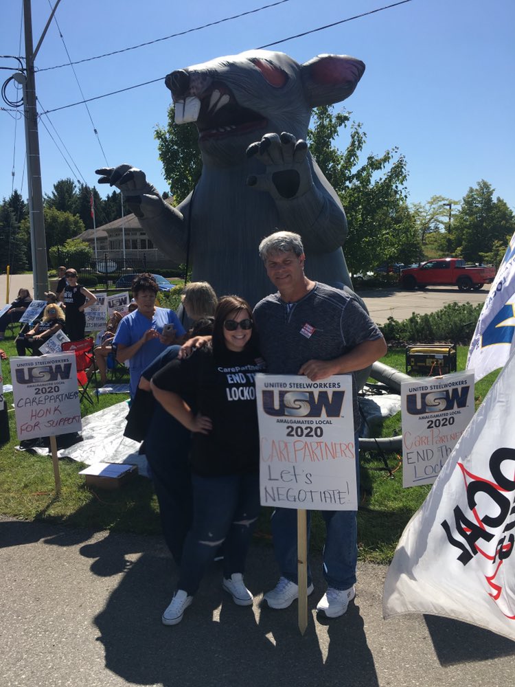 jess_sdlc's tweet photo. Father daughter duo! ✊🏻 Some activist are made but others like myself a born into a union family. My dad has been an organizer for almost my lifetime. Thanks for your support dad💙💛 #fatherdaughter #LiUNA #Local493 #USWLocal2020Unit79 https://t.co/wnnpVVHzs5