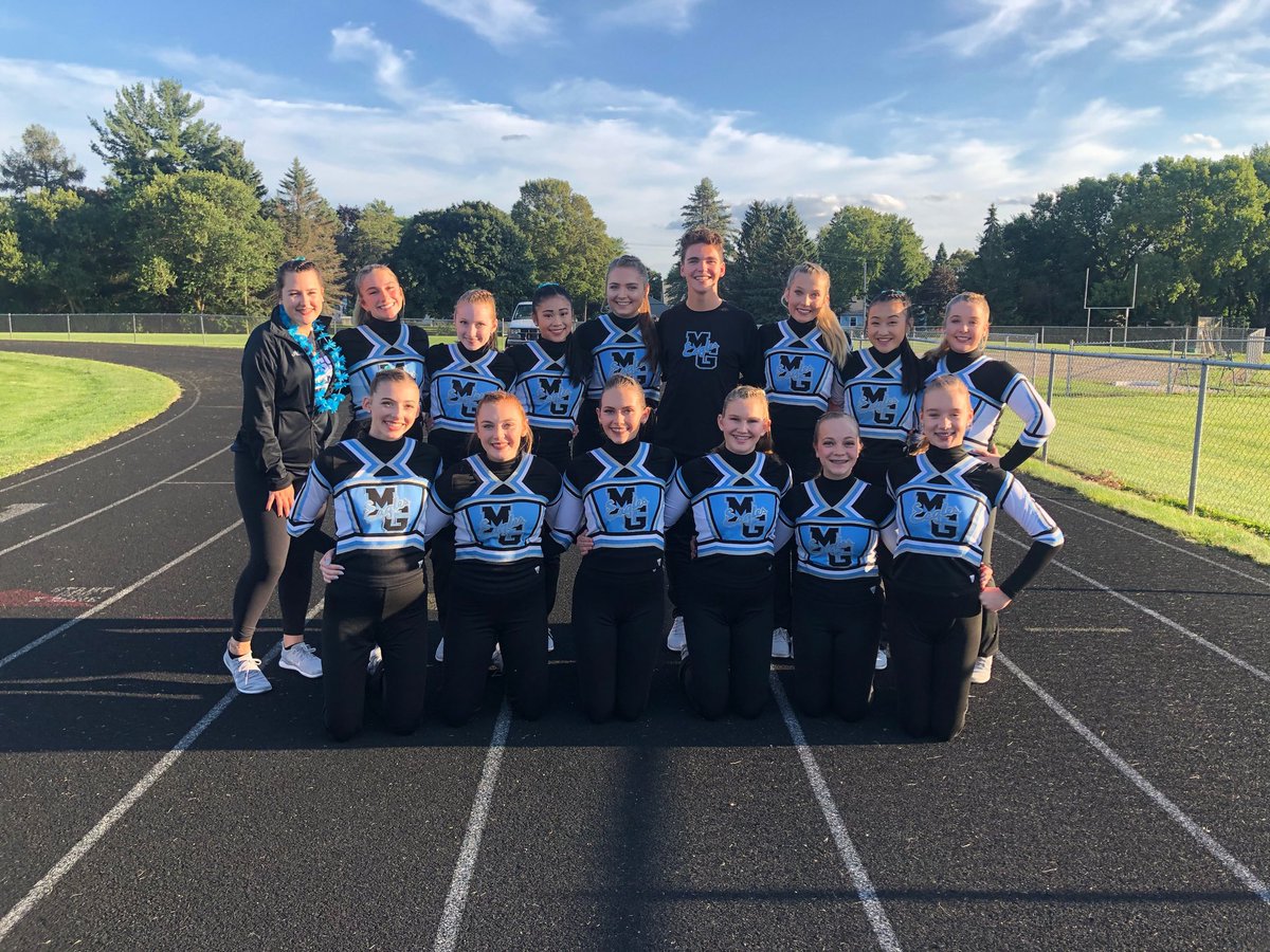 MGDanceTeam's tweet photo. Come out and watch our 2nd football performance TOMORROW @ 7 at HOME VS Monore!!! Hope to see you there 💙💃 https://t.co/Sro2Ks9MBY