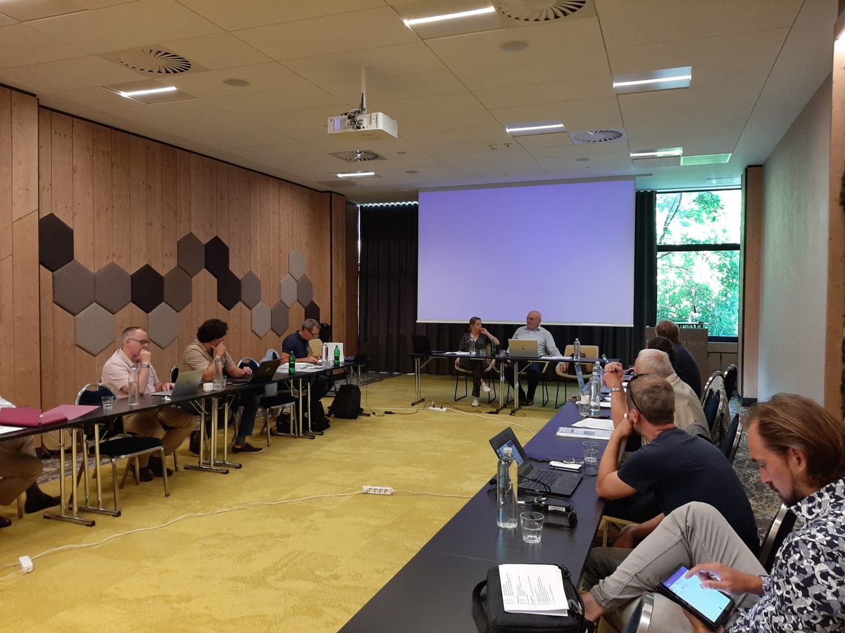 RecFishingEP's tweet photo. End of a busy day in Bled 🇸🇮 with @AnglersAlliance working on protection of #freshwaters 🏞fish stocks, #cormorant management, rivers restoration #letitflow... To be continued tomorrow on #marine recreational fisheries. #SaveEUfish 🐟 https://t.co/FhC7zvKe8y