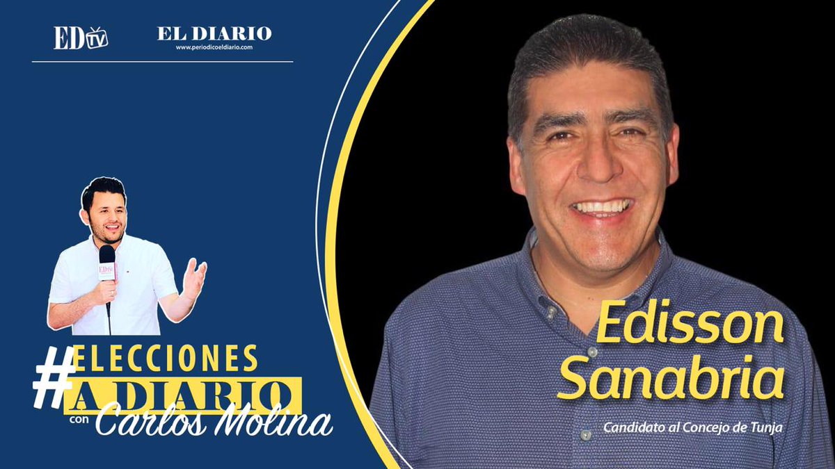 MisionTunja's tweet photo. Desde las 4:00pm de hoy estaremos en directo  hablando con el @ELDIARIOBOYACA, a través del Facebook Live sobre nuestra propuesta para llegar al Concejo de #Tunja el próximo 27 de octubre. Te espero para que nos escribas! 
#8Concejo
@PCambioRadical https://t.co/aBWTYT0tKz