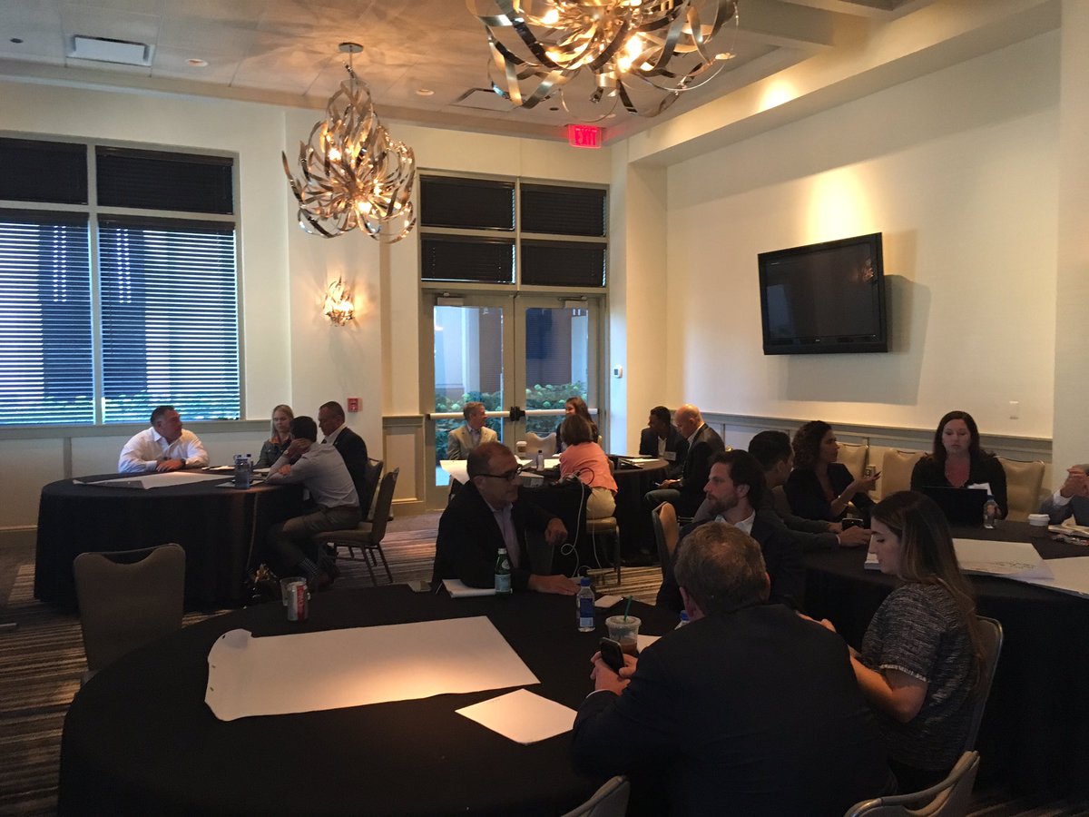 tstettheimer's tweet photo. Having fun with experts at the UN-Conference portion of the afternoon @CIOCHIME #CPES19 ... stating and solving problems @texeck1 https://t.co/s3WNFVHT6z