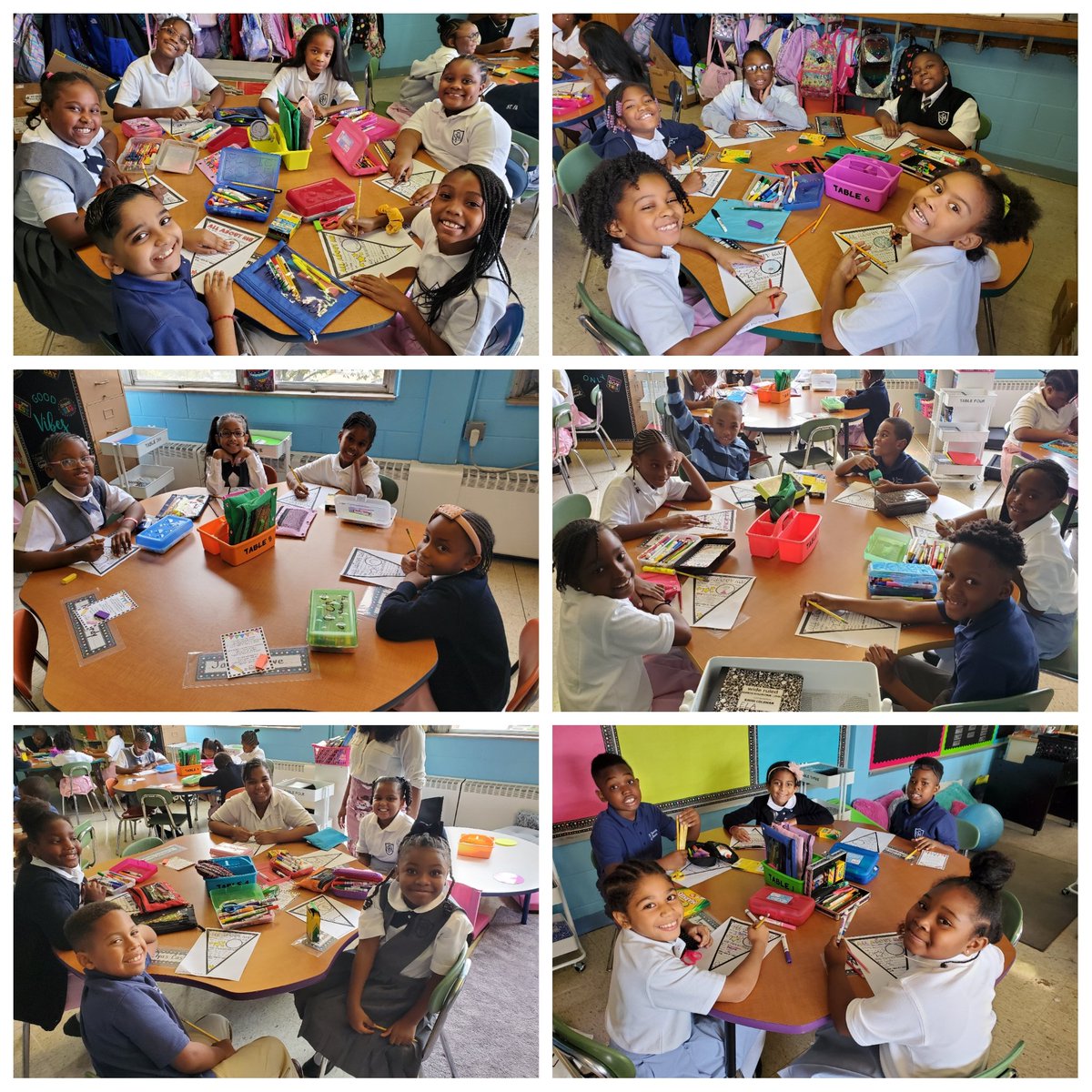 3rdgradeRush's tweet photo. Today has been such a FANTASTIC first day! I am looking forward to an awesome year with my new bunch! #3rdGradeFun #LearningIsMessy #DontBeAfraidToEraseAndStartOver #MistakesAreProofThatYouAreTrying #SFATitans #Back2School219 #TitanPride @SFABronx #CreatingClassroomCulture https://t.co/OdQuPv4glh