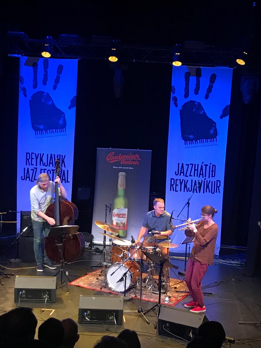 LondonJazz's tweet photo. Here’s @LauraJurd in Reykjavik #justtrio #everynotecounts https://t.co/ELHVRWrxXB