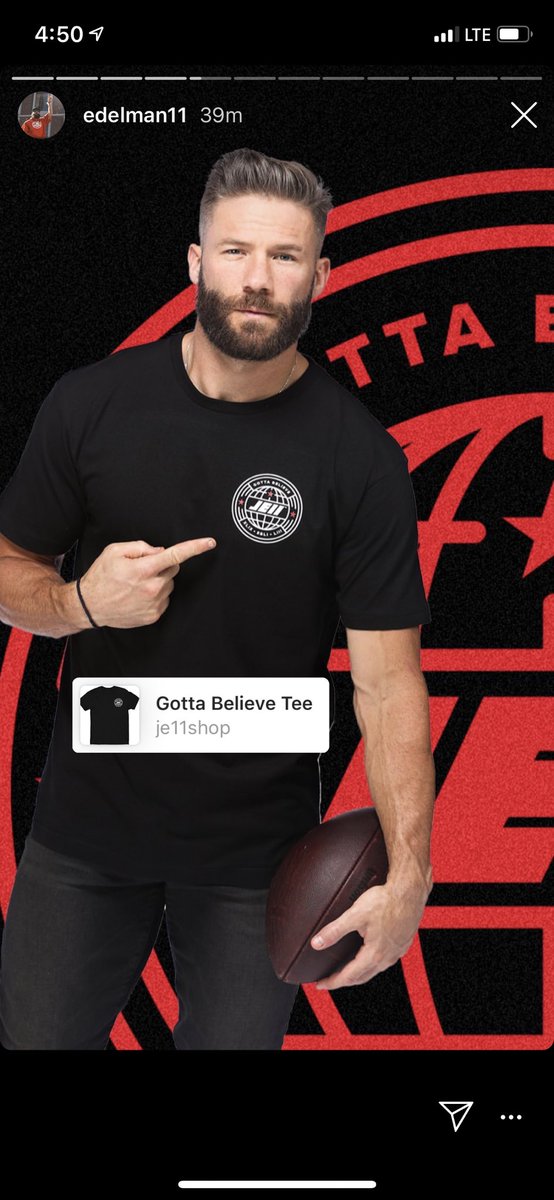 Julian Edelman becomes the first athlete to put their personal brand merch on Instagram Checkout. Just in time for #NFLKickoff. This is the future, friends. 

Amazing work <a href="/vjpannozzo/">vince pannozzo</a> and <a href="/DevSSethi/">Dev Sethi</a>! #smsports