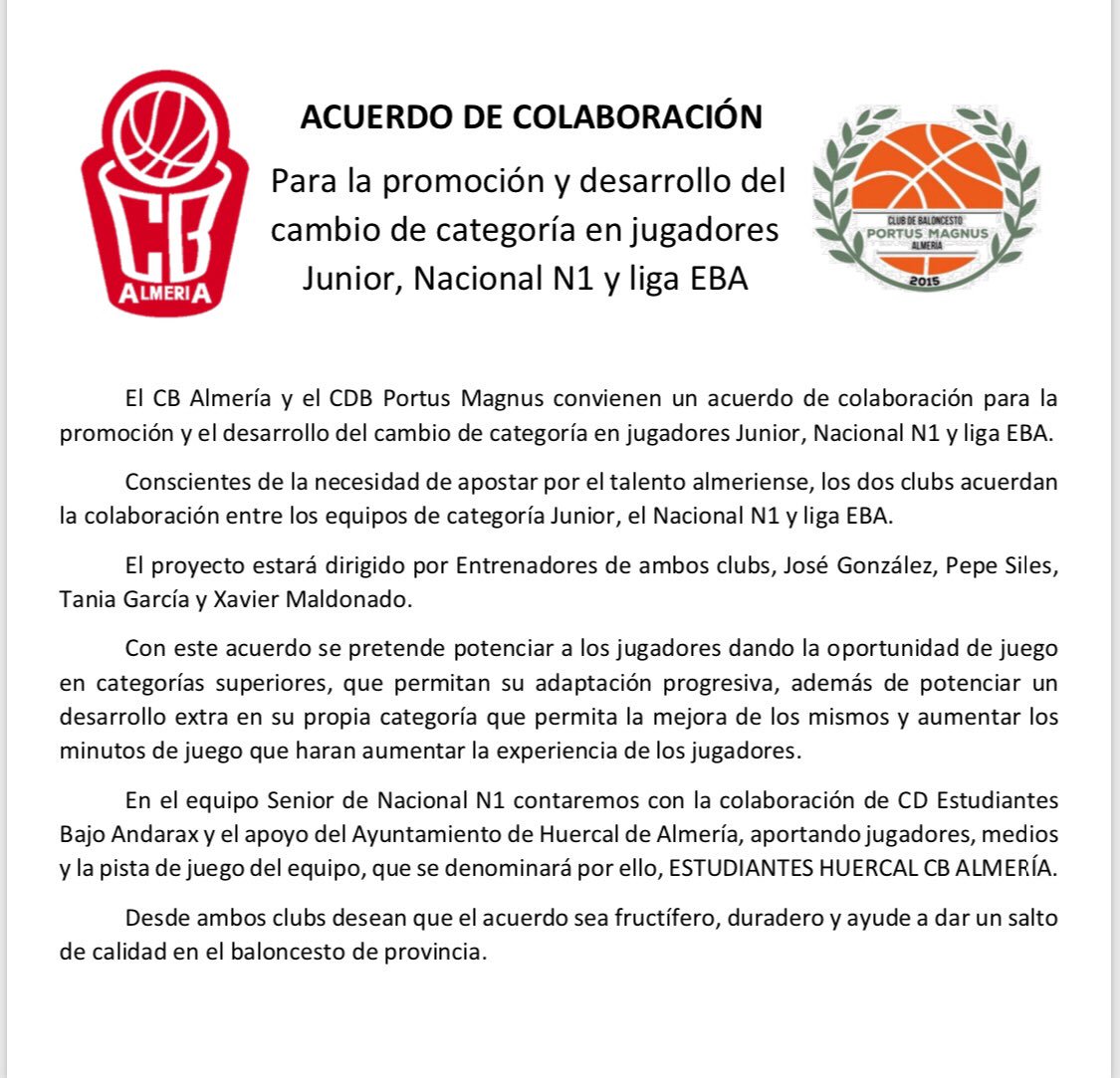 CB Almería tweet media