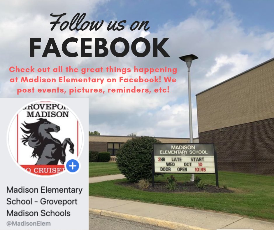 Follow us on Facebook as well!