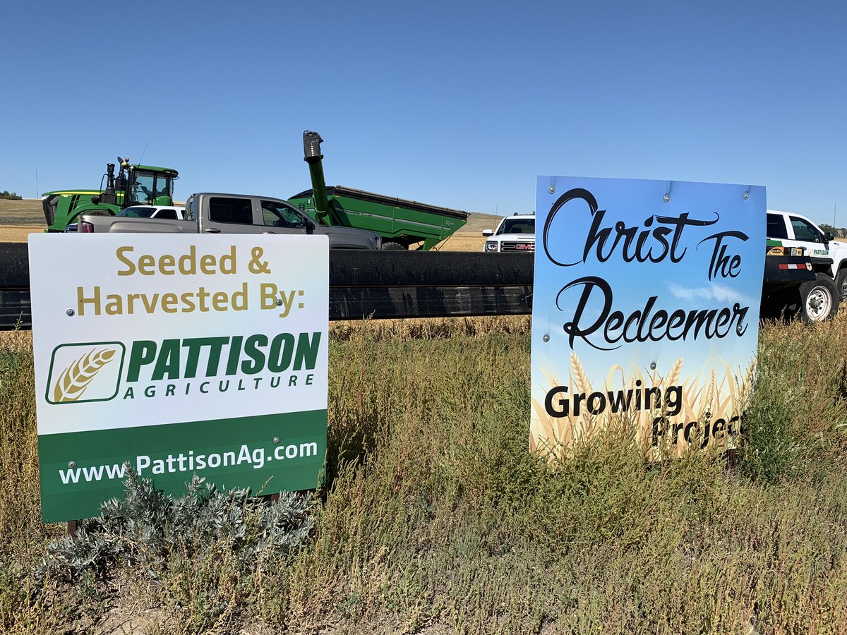Huge thanks to <a href="/kevin_agricare/">Kevin Zerr</a> for bringing us all meals in the field while we harvest this fantastic growing project! <a href="/PattisonAg/">Pattison Agriculture</a>