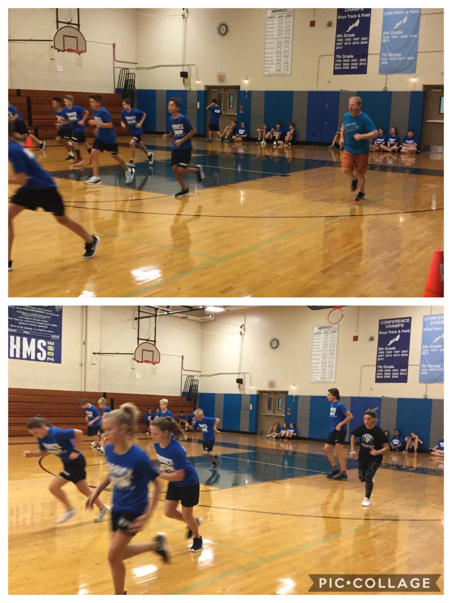 HerrickPE's tweet photo. It’s time for the P.A.C.E.R. Test for Mr. Justis’ and Miss Trezzo‘s class. @dg58learns @dg58pride https://t.co/WH5qfQeJDT