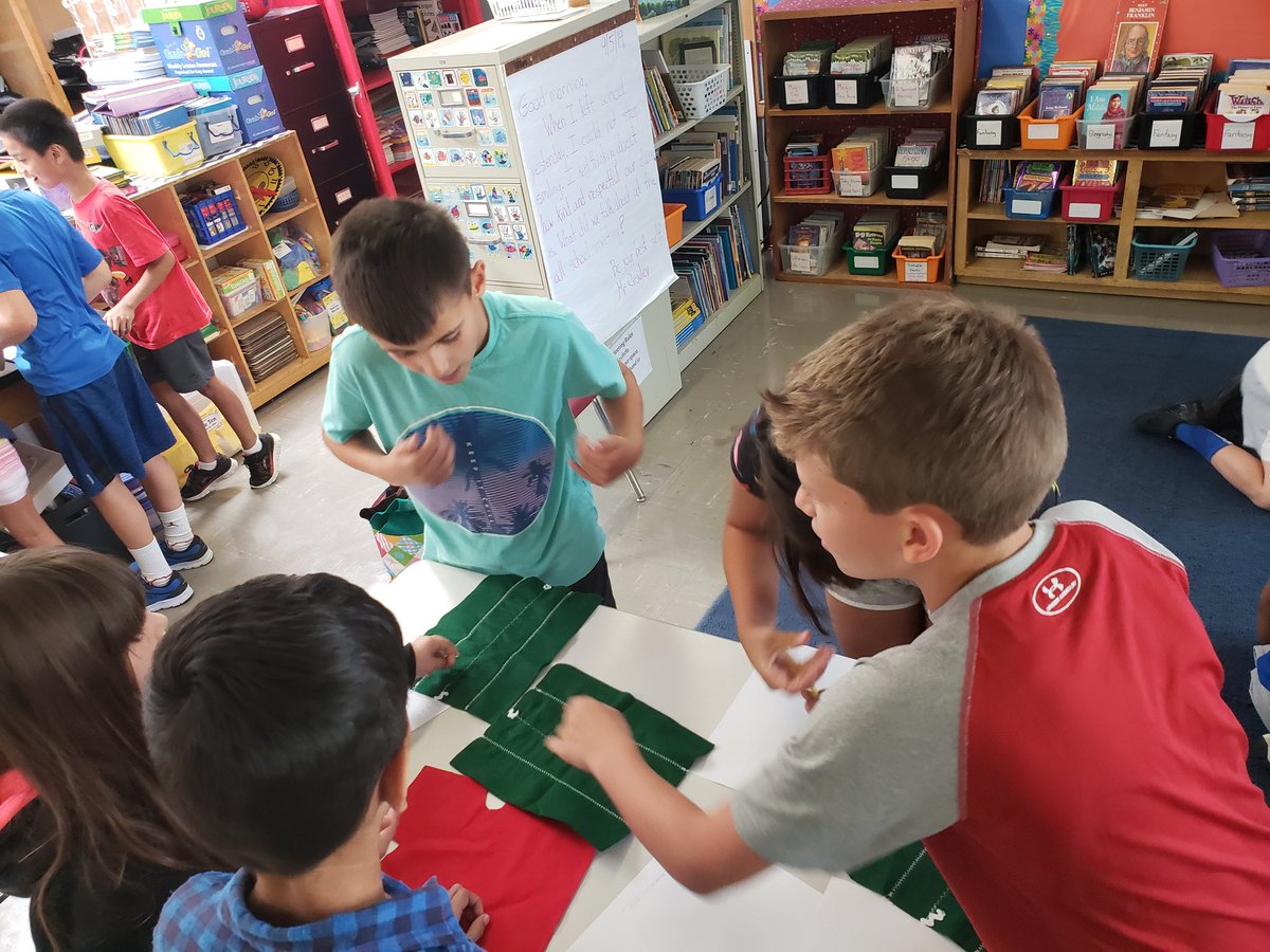 Introduced the game Hot 100 (or Race to 100) to the kids. 100% engagement, excitement, sportsmanship, and learning.