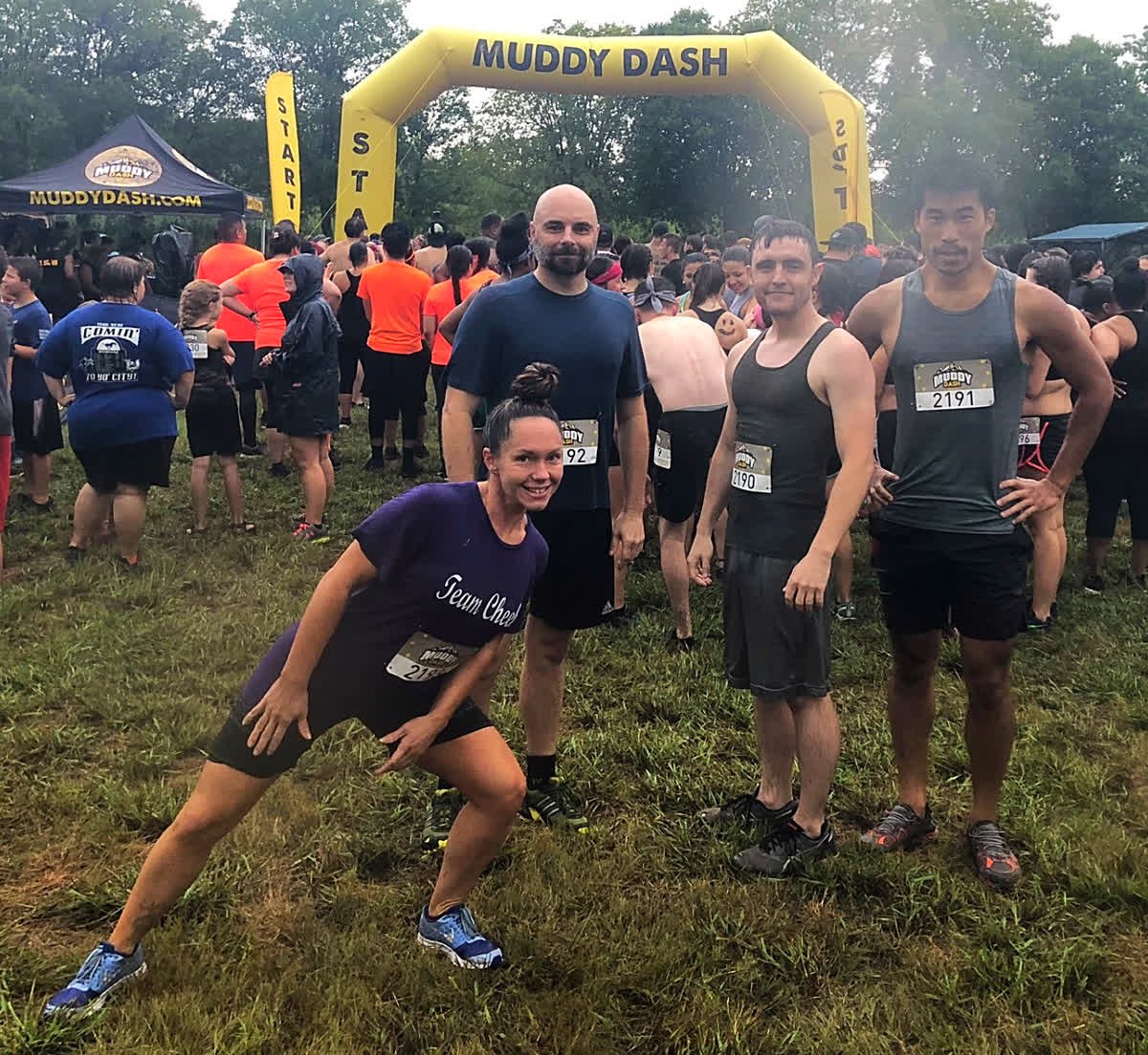 This past weekend some of our staff participated in the @MuddyDashUSA. What a fun and messy time! #muddyrun #allsynx