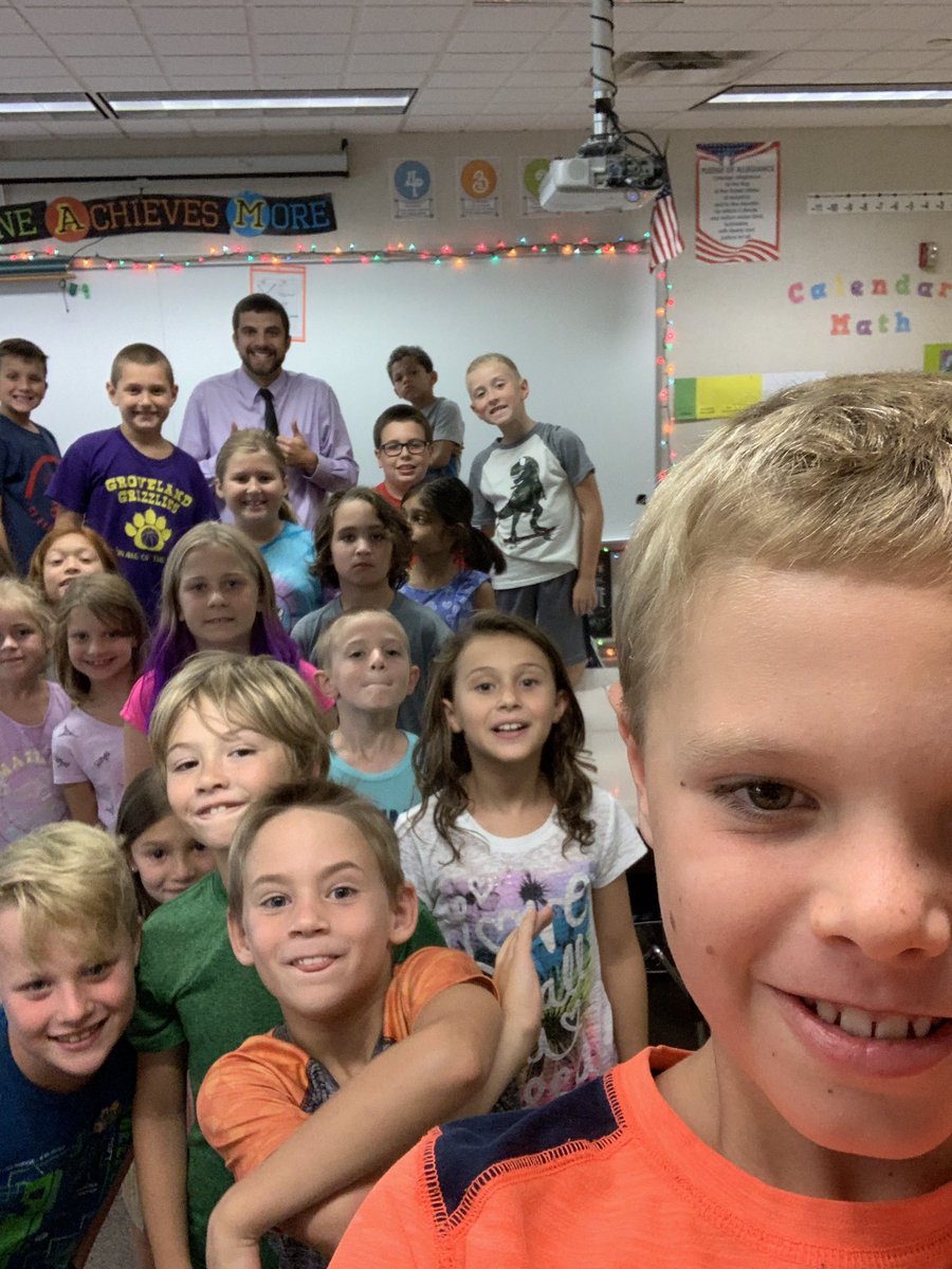 And we’re back! Welcome to the 2019-2020 school year!! It’s going to be a great year in room 124. The votes are in and this year we will be the DeCandido Champions! I’m very excited to watch these Champions grow this year. (And thanks Nolan for a great first selfie!)
