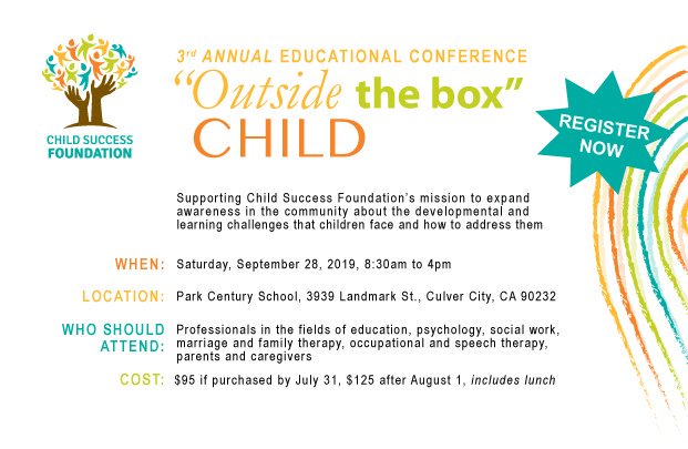 Thank you <a href="/TYLTVentures/">TYLT Ventures</a> for your generous support of this year's "Outside the box" Child-Educational Conference! More info on conference at childsuccessfoundation.org/outsidebox_ed_… #earlychildhood #earlychildhooddevelopment #parenting