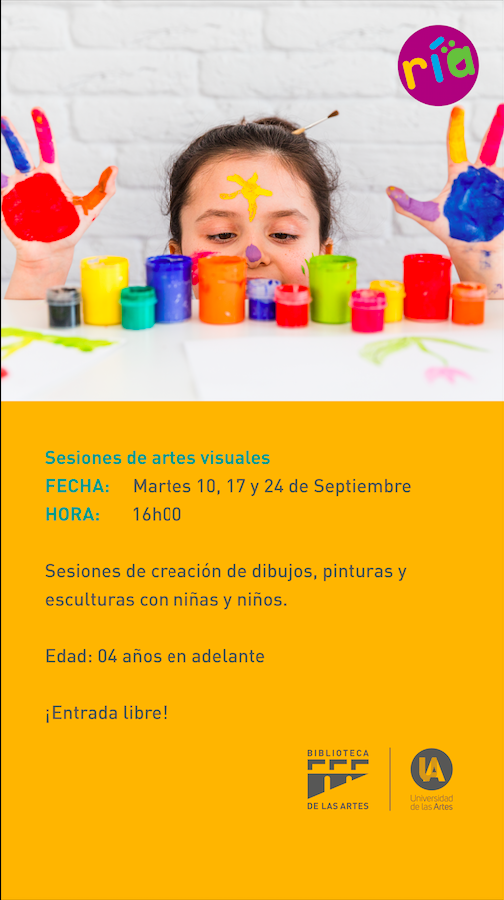 Desde el #Martes tenemos sesiones de artes visuales para niños desde los 04 años.

¡Entrada libre! 

#Arte #Guayaquil #Niños