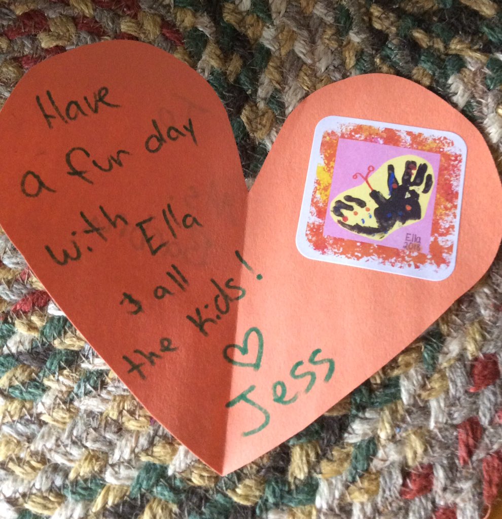 bcavallini4's tweet photo. Not only did my student get a note from her mom on the first day of kindergarten @milfordmemorial but I got one too! What a sweet thing to do. #dowhatyoulove #lovewhatyoudo #bethatassistant https://t.co/B4kRkipjJA
