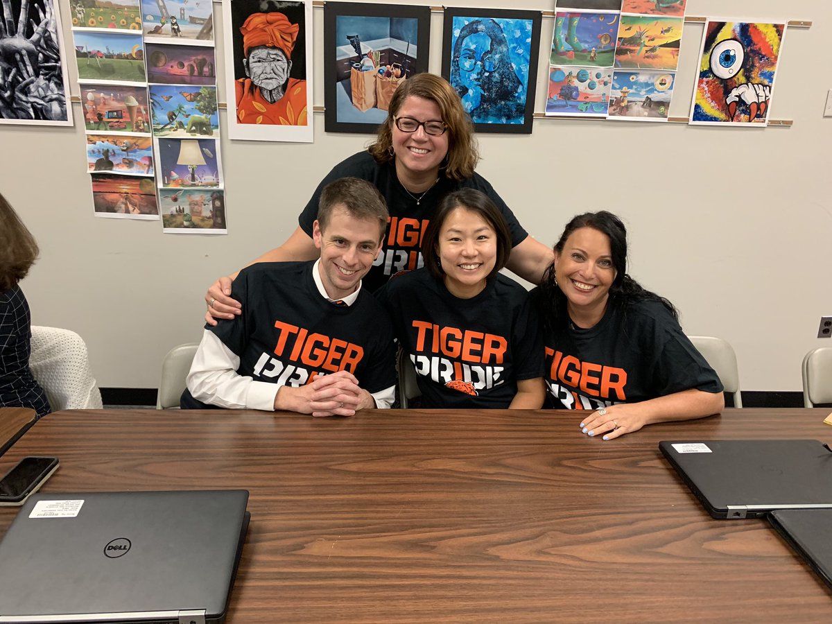 BBH_Yoo's tweet photo. Tiger Pride 🐅! #TeamTenafly #elementaryprincipal #fab4 @PrincipalLander @TenaflyMaugham @TenaflySmith https://t.co/3IagqDuqgs