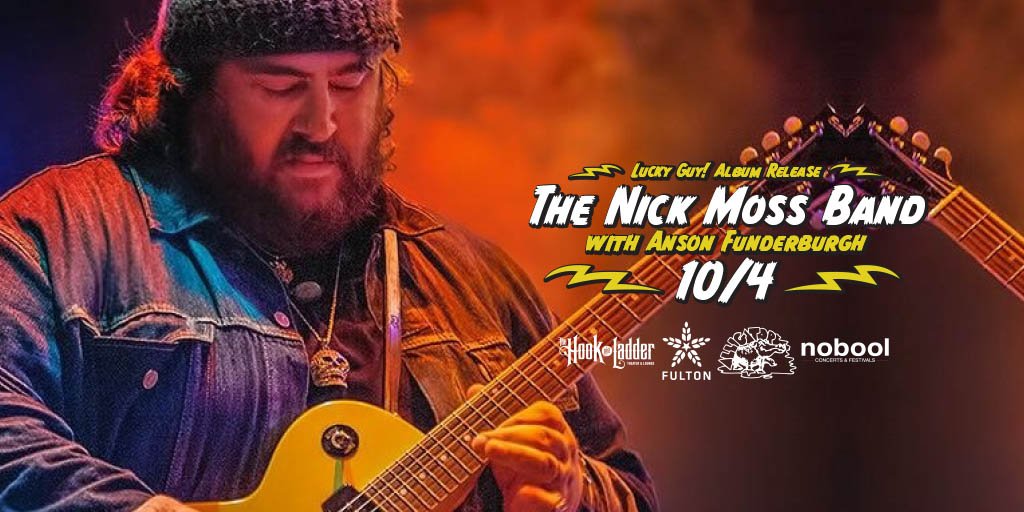 JUST ANNOUNCED!
<a href="/NickMossBand/">Nick Moss Band</a> - Lucky Guy! Album Release with Anson Funderburgh on Fri, Oct 4!
--
Reserved Seats + Meet &amp; Greet Available Now!
lucky-guy.eventbrite.com
--
#LuckyGuy #AlligatorRecords <a href="/Noboolpresents/">nobool presents</a> <a href="/Rrdbfest/">RRDB Fest 9</a> <a href="/fultonbeer/">Fulton Beer</a> #AnsonFunderburgh #BluesMusic #Minneapolis