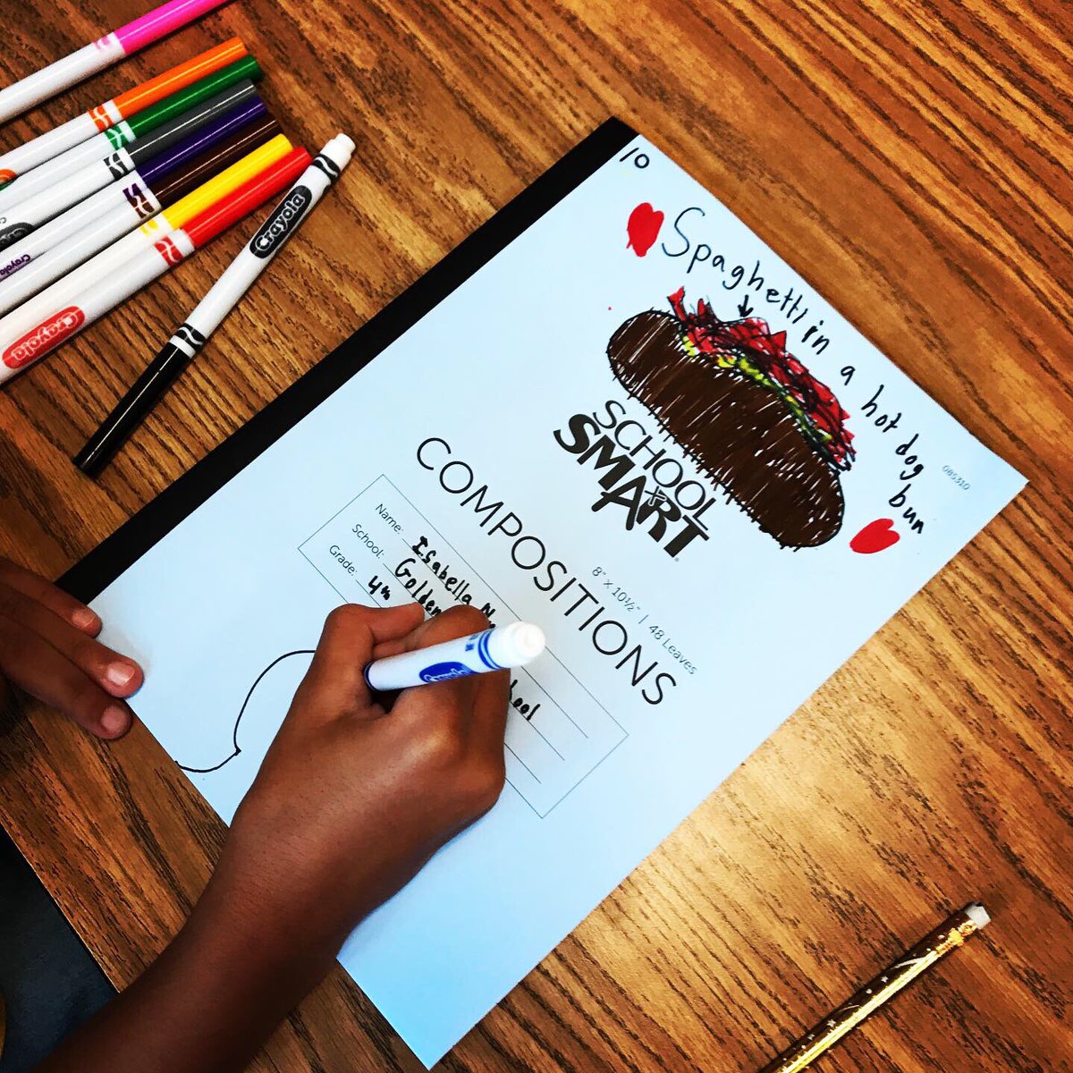 Mrs_deLara's tweet photo. Celebrating the books we love by decorating our reader notebooks 🤩🤩 #readersworkshop #welovetoread #fourthgradesquad https://t.co/yRAvhzTFX5