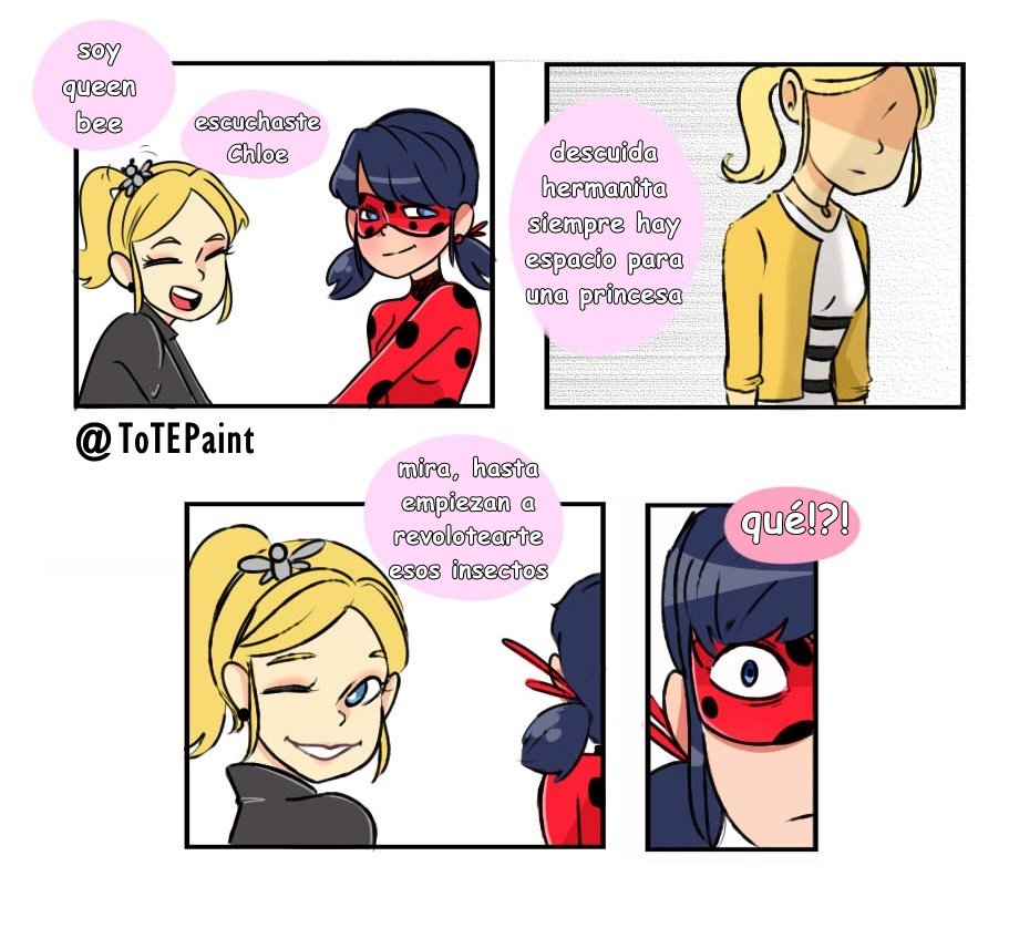 ToTEPaint's tweet photo. #MLB #miraculousladybug #QueenBee no quiero que le quiten el miraculous a Chloé 😭😭😭 https://t.co/yeYghxs5OY