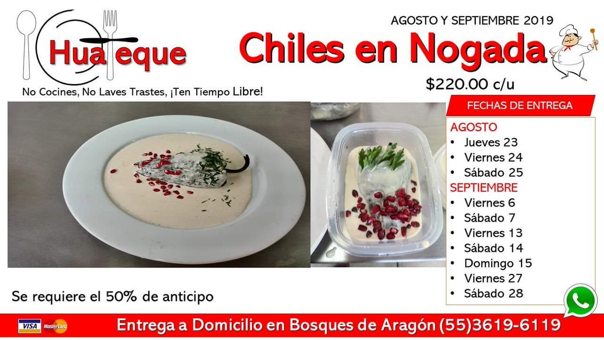 fabitachef's tweet photo. Buena noche, ya estamos levantando pedidos para este 15 DE SEPTIEMBRE, aparta con el 50% y agenda tu entrega!!! https://t.co/IUyPUFvGgY