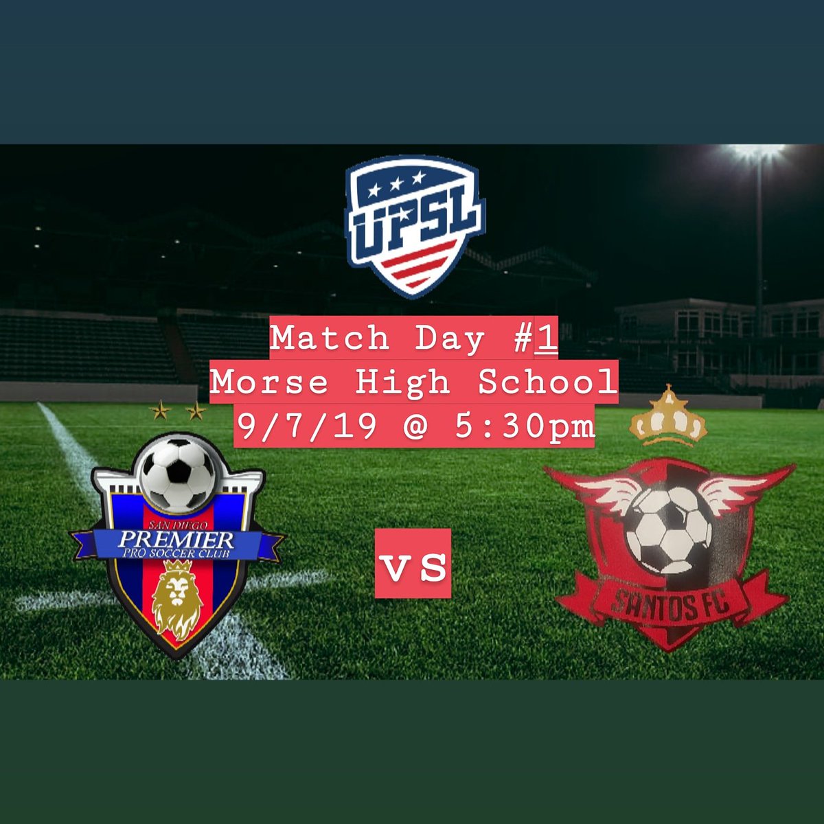santosfcupsl's tweet photo. Season Opener ! Come Out &amp; Support ! #santosfc #allday #soccer #upsl #gameday @UPSLsoccer https://t.co/raUPj6PhXA
