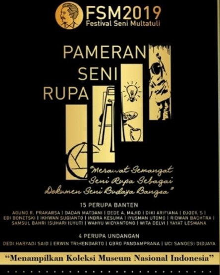 museumnasional's tweet photo. Museum Nasional hadir di Festival Seni Multatuli (FSM2019) di Perpustakaan Saidja Adinda, Rangkasbitung, Lebak-Banten tgl 9 sd 15 September 2019. Ayo Sobat Museum kita kunjungi FSM2019
#festivalsenimultatuli2019
#FSM2019
#indonesiana
#rangkasbitung
#banten https://t.co/yDqf9bjioV