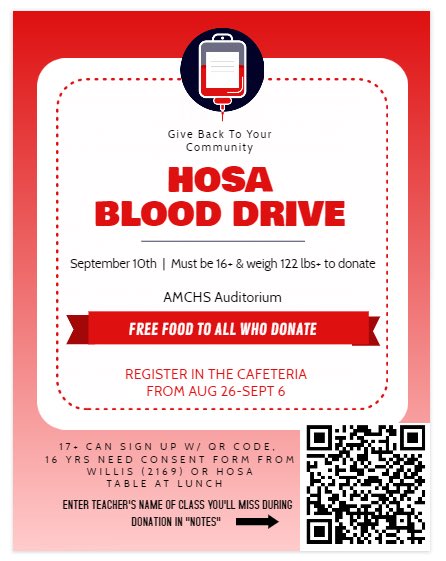 consolhosa's tweet photo. Tomorrow is the last day to sign up to donate blood! This is the link to donate: https://t.co/3CNcmtBxTr https://t.co/q2rTxTHoLI