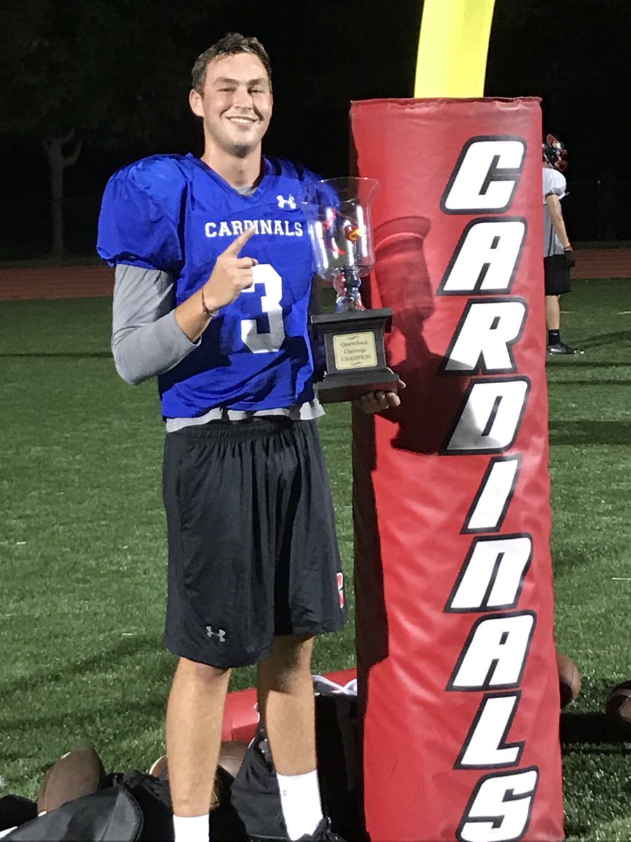Max_Drisko's tweet photo. In all the years I’ve been doing the Quarterback Challenge, Week 1, 2019, Michael Baiter posted the FASTEST time ever recorded!! Congrats Baiter...the Week 1 QB Challenge Champion!!! #FlyHigh https://t.co/HGq1usvkBs